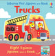 Book cover of: Usborne First Jigsaws and Book: Trucks. By: WHEATLEY, ABIGAIL