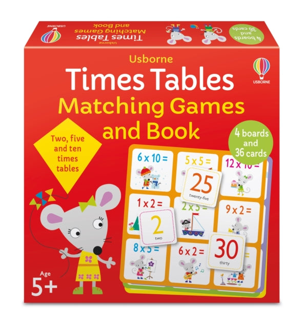 Book cover of: Times Tables Matching Games and Book