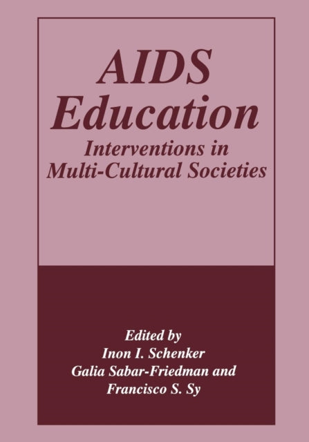 Book cover of: AIDS Education. By: G. Sabar-Friedman