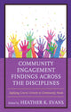 Book cover of: Community Engagement Findings Across the Disciplines. By: Heather K. Evans