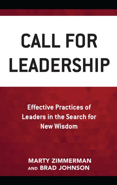 Book cover of: Call for Leadership. By: Marty Zimmerman