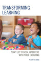 Book cover of: Transforming Learning. By: Peter M. Jonas