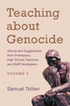 Book cover of: Teaching about Genocide. By: Samuel Totten