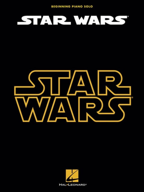 Book cover of: Star Wars for Beginning Piano Solo. By: John Williams