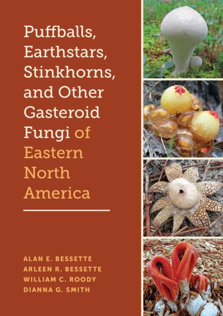 Book cover of: Puffballs, Earthstars, Stinkhorns, and Other Gasteroid Fungi of Eastern North America. By: Alan E. Bessette