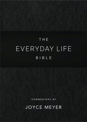 Everyday Life Bible: Black LeatherLuxe®