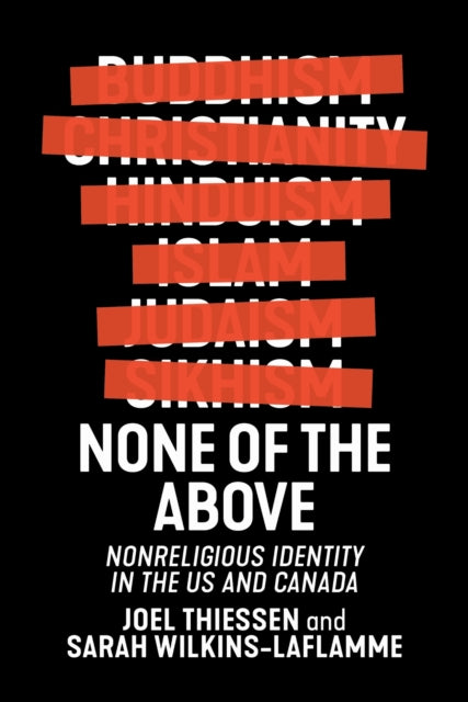 Book cover of: None of the Above. By: Joel Thiessen
