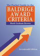 Book cover of: Pocket Guide to the Baldrige Award Criteria (5-Pack). By: Mark Graham Brown