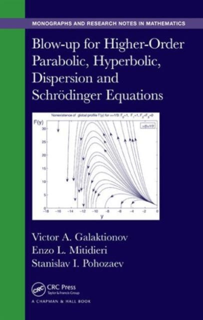 Book cover of: Blow-up for Higher-Order Parabolic, Hyperbolic, Dispersion and Schrodinger Equations. By: Victor A. Galaktionov