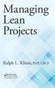 Book cover of: Managing Lean Projects