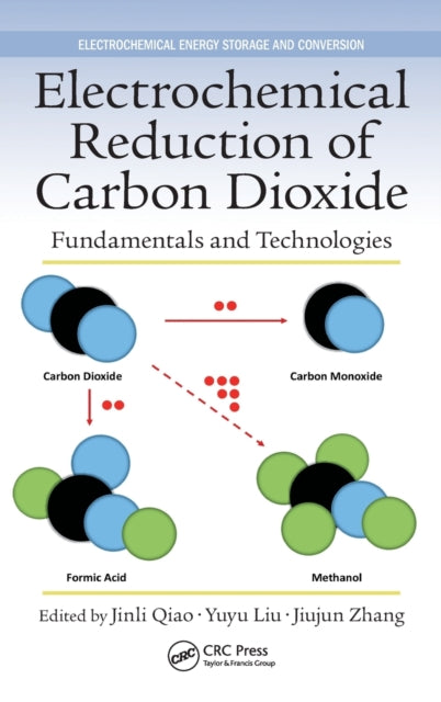 Book cover of: Electrochemical Reduction of Carbon Dioxide. By: Jinli Qiao