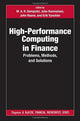Book cover of: High-Performance Computing in Finance. By: Erik Vynckier