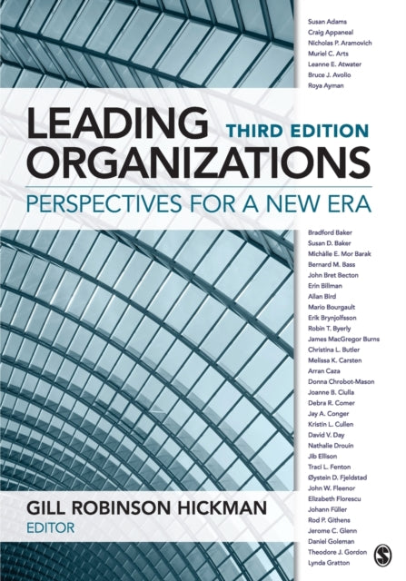Book cover of: Leading Organizations. By: Gill Robinson Hickman