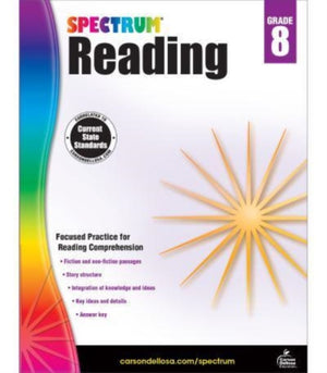 Spectrum Reading Workbook Grade 8