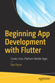 Book cover of: Beginning App Development with Flutter. By: Rap Payne