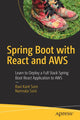 Book cover of: Spring Boot with React and AWS. By: Ravi Kant Soni