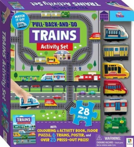 Book cover of: Pull-Back-and-Go Trains