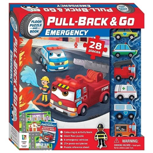 Book cover of: Pull Back & Go: Emergency Vehicles
