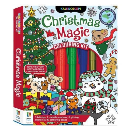 Book cover of: Kaleidoscope Colouring Kit Christmas Magic