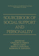 Book cover of: Sourcebook of Social Support and Personality. By: Gregory R. Pierce