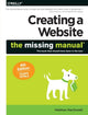 Book cover of: Creating a Website: The Missing Manual 4e. By: Matthew MacDonald
