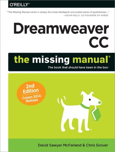 Book cover of: Dreamweaver CC: The Missing Manual. By: David Sawyer McFarland