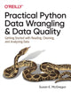 Book cover of: Practical Python Data Wrangling and Data Quality. By: Susan E. McGregor