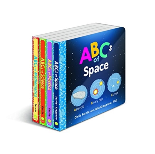 Book cover of: BABY UNIVERSITY ABCS BOARD BOOK SET. By: Chris Ferrie