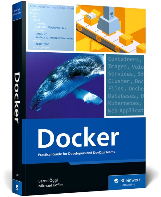 Book cover of: Docker. By: Bernd Öggl