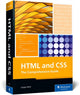 Book cover of: HTML and CSS. By: Jürgen Wolf