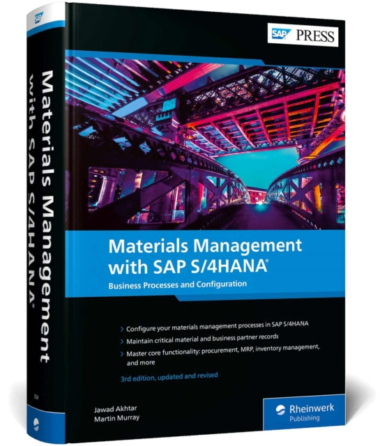 Book cover of: Materials Management with SAP S/4HANA. By: Jawad Akhtar
