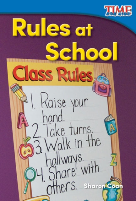 Book cover of: Rules at School. By: Sharon Coan