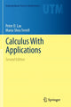 Book cover of: Calculus With Applications. By: Peter D. Lax
