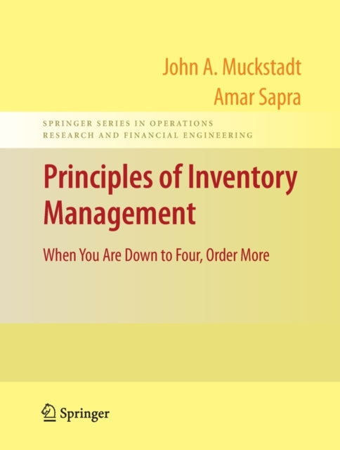 Book cover of: Principles of Inventory Management. By: John A. A. Muckstadt