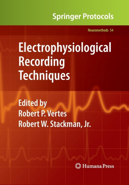 Book cover of: Electrophysiological Recording Techniques. By: Robert P. Vertes