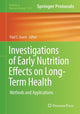 Book cover of: Investigations of Early Nutrition Effects on Long-Term Health. By: Paul C. Guest