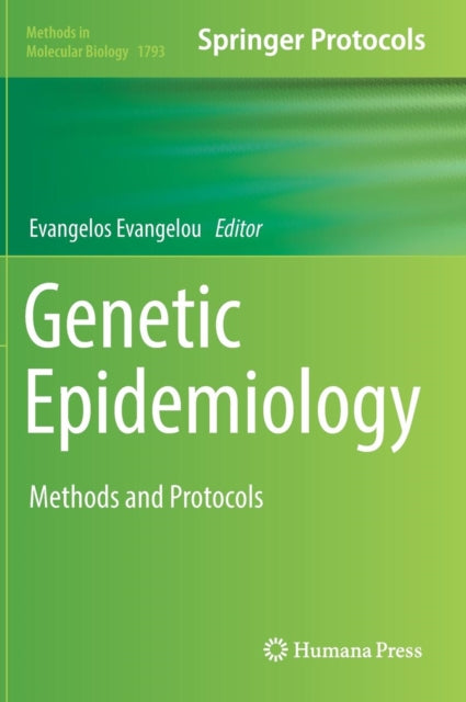 Book cover of: Genetic Epidemiology. By: Evangelos Evangelou