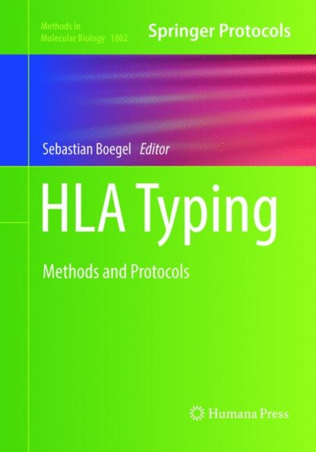 Book cover of: HLA Typing. By: Sebastian Boegel