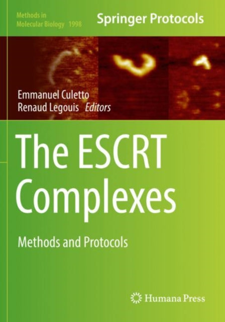 Book cover of: ESCRT Complexes. By: Emmanuel Culetto