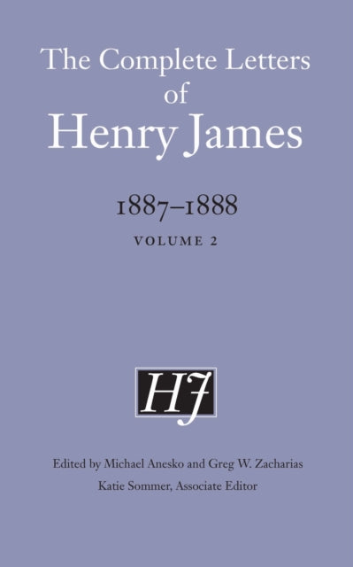 Book cover of: Complete Letters of Henry James, 1887–1888. By: Henry James