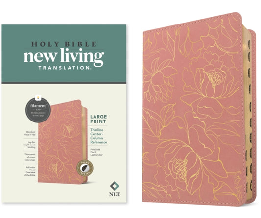 Book cover of: NLT Large Print Thinline Center-Column Reference Bible