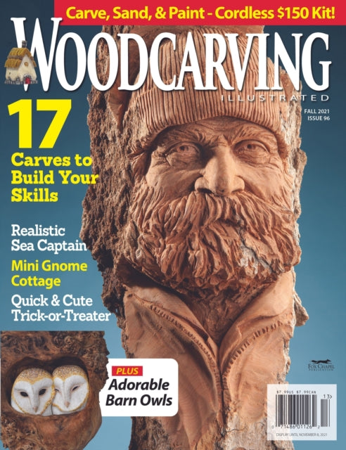 Book cover of: Woodcarving Illustrated Issue 96 Fall 2021