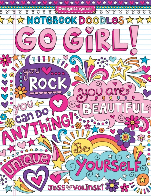 Book cover of: Notebook Doodles Go Girl!. By: Jess Volinski