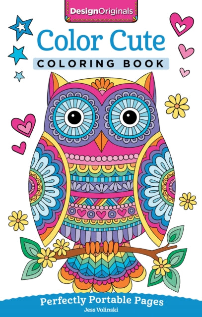 Color Cute Coloring Book, Perfectly Portable Pages