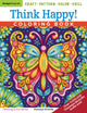 Book cover of: Think Happy! Coloring Book. By: Thaneeya McArdle