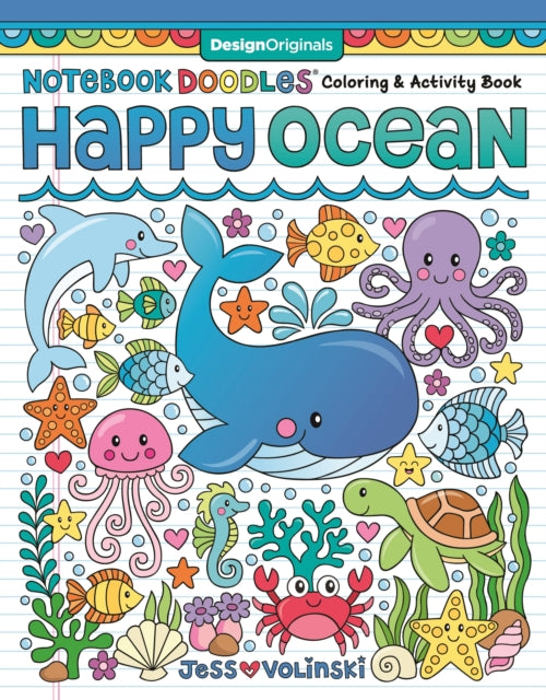 Book cover of: Notebook Doodles Happy Ocean. By: Jess Volinski