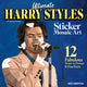 Ultimate Harry Styles Sticker Mosaic Art, 12 Amazing Mosaic Art Designs & Fun Facts 9781497207103 Logan Powell