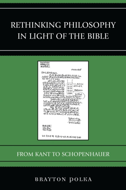 Book cover of: Rethinking Philosophy in Light of the Bible. By: Brayton Polka