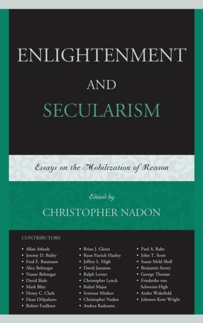 Book cover of: Enlightenment and Secularism. By: Lerner Rahe