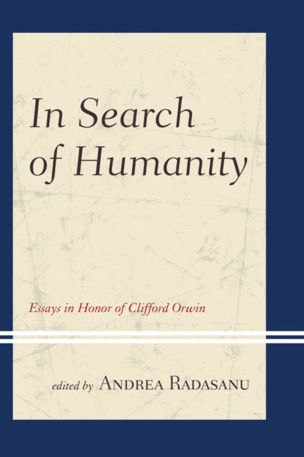 Book cover of: In Search of Humanity. By: Andrea Radasanu